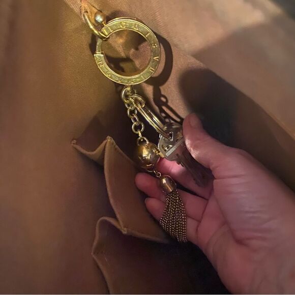 Louis Vuitton Gold Porte Cles Swing Tassel Bag Charm - Picture 10 of 14